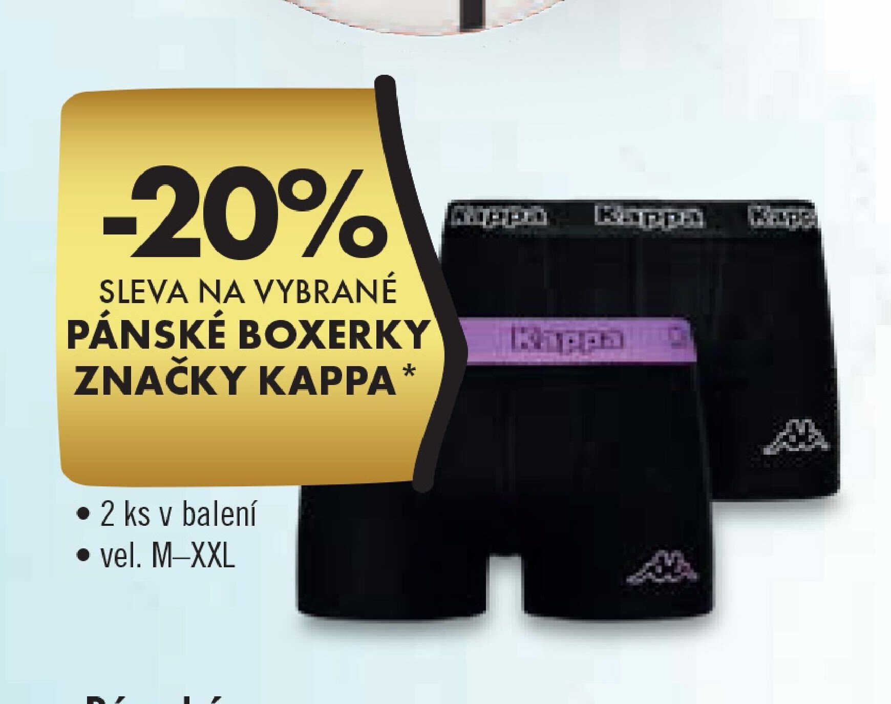 Pánské boxerky značky Kappa*