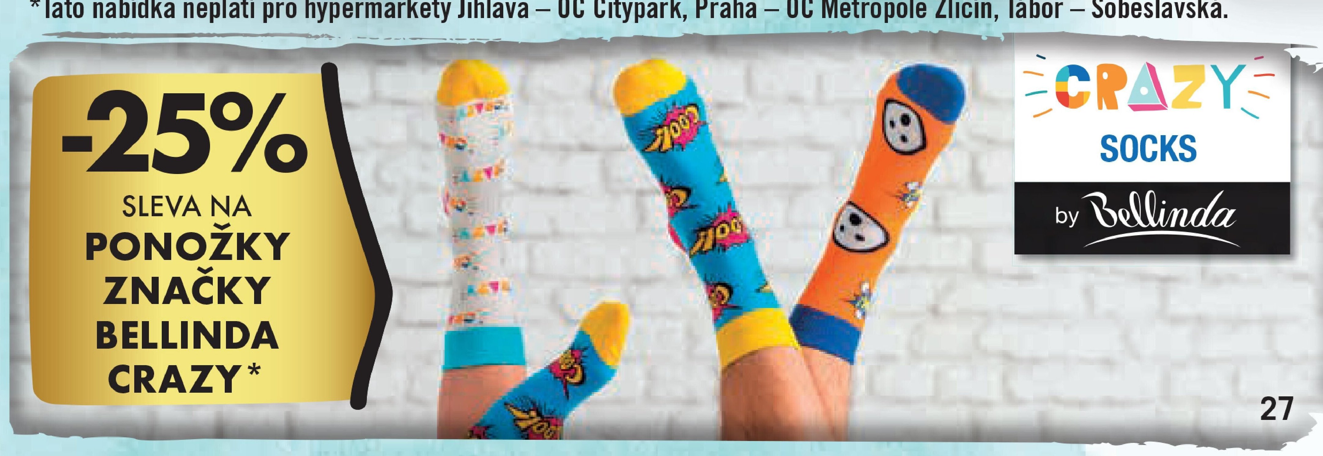 Ponožky značky Bellinda Crazy*