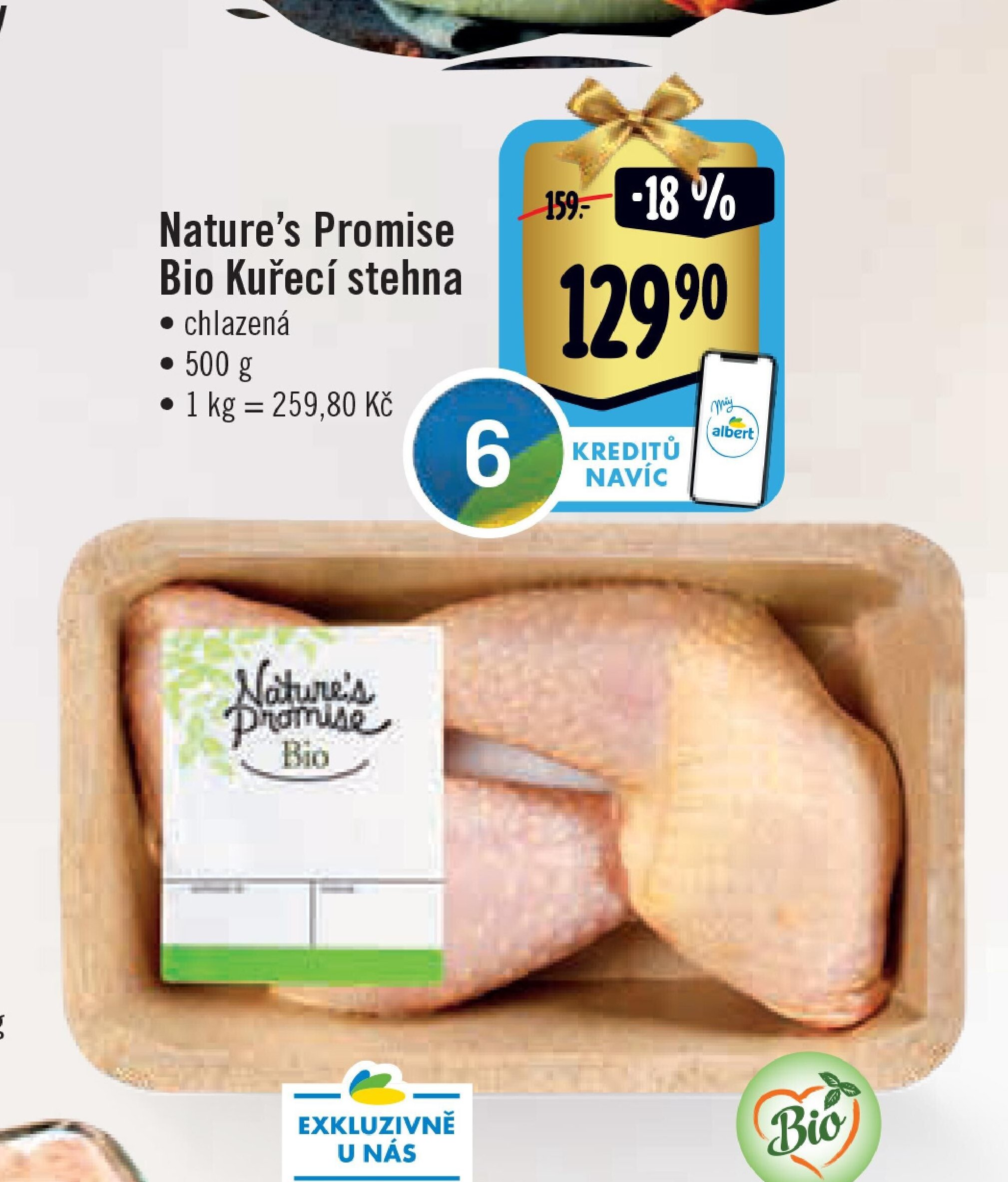 Nature’s Promise Bio Kuřecí stehna