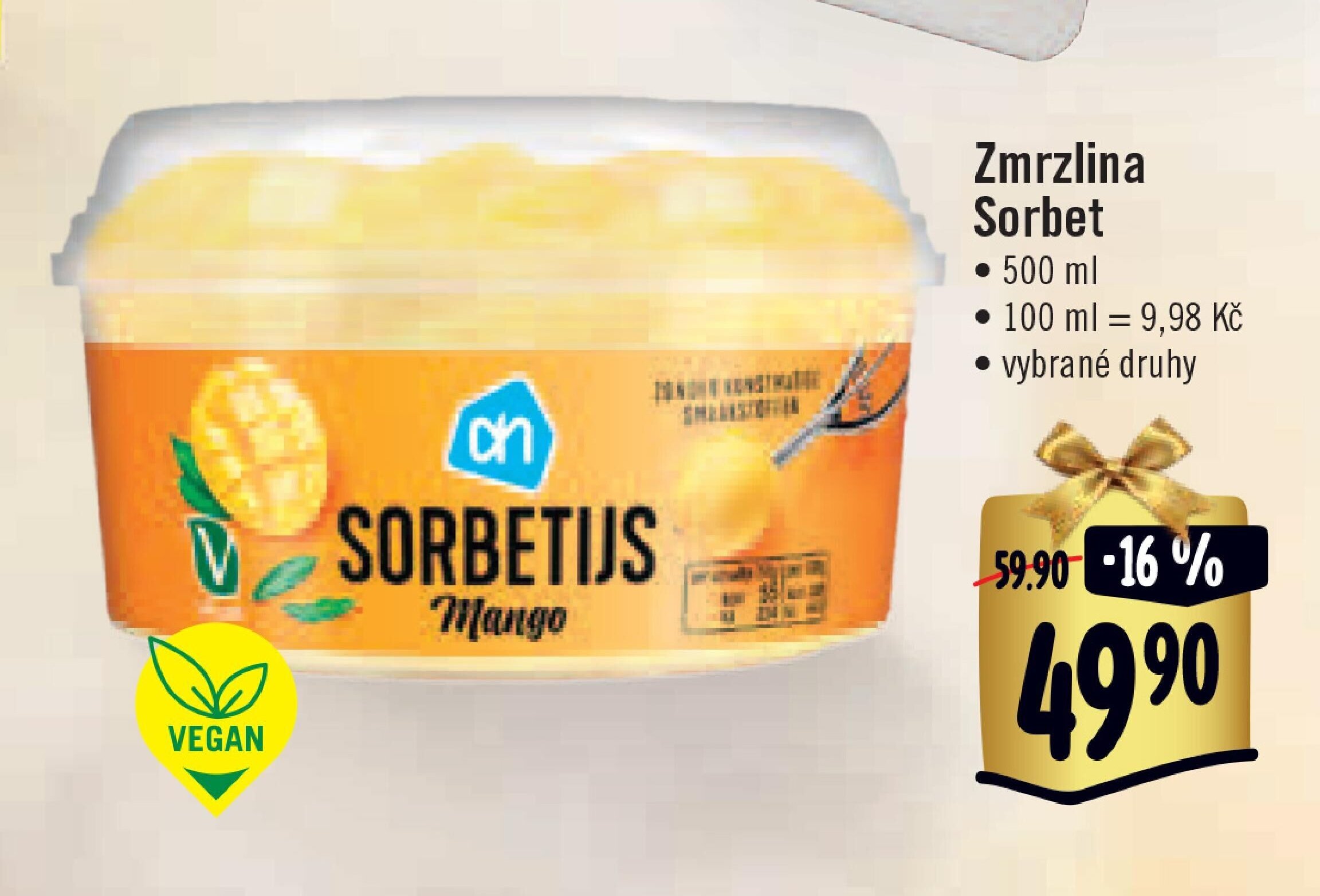 Zmrzlina Sorbet
