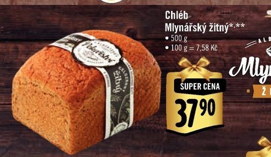 Chléb Mlynářský žitný Albert