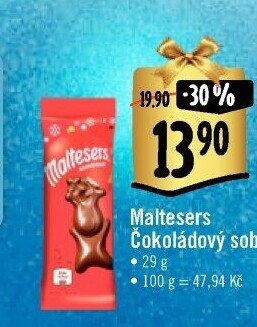 Čokoládová figurka Maltesers