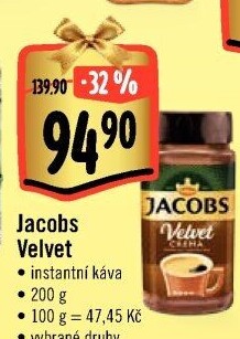 Instantní káva Jacobs Velvet