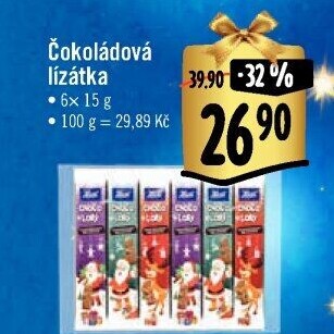 Lízátko čokoládové Schoko Lolly Heinerle