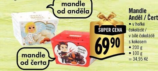 Mandle v čokoládě