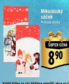 Mikulášský sáček / taška