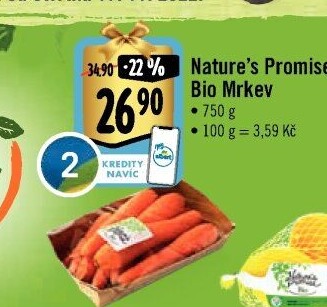 Mrkev bio Nature'