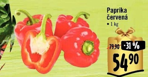 Paprika červená