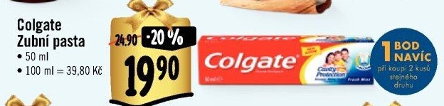 Pasty na zuby Colgate