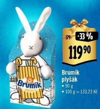 Sladkosti s plyšákem BeBe Brumík Opavia