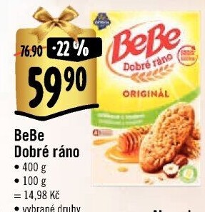 Sušenky BeBe Dobré ráno Opavia