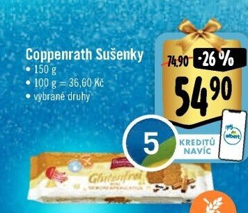 Sušenky bez lepku a laktózy Coppenrath
