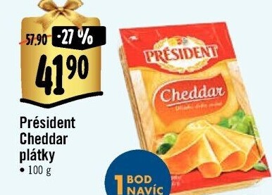 Sýr Cheddar Président