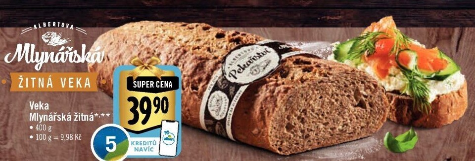 Veka Mlynářská žitná Albert