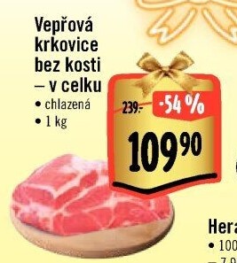 Vepřová krkovice bez kosti