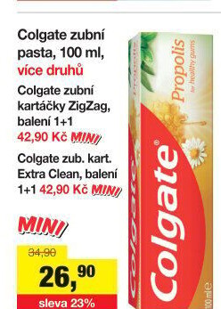 Pasty na zuby Colgate