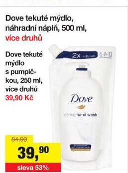 Tekuté mýdlo Dove - náhradní náplň