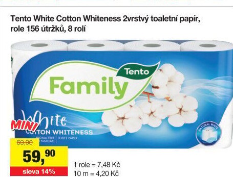 Toaletní papír 2vrstvý Tento