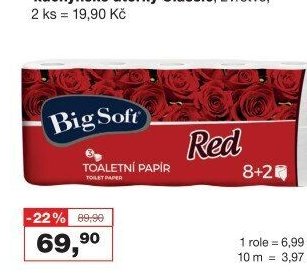 Big Soft Red toaletní papír
