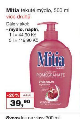 Mitia tekuté mýdlo