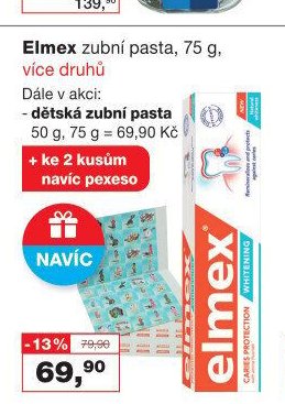 Elmex zubní pasta