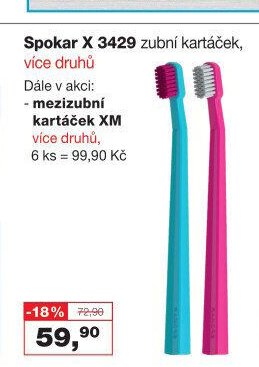 Spokar X 3429 zubní kartáček