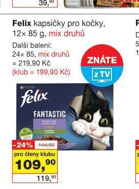Felix kapsičky pro kočky