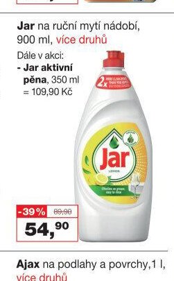Jar na ruční mytí nádobí, 900 ml, více druhů