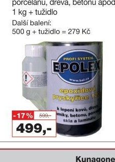 EPOLEX epoxidová pryskyřice