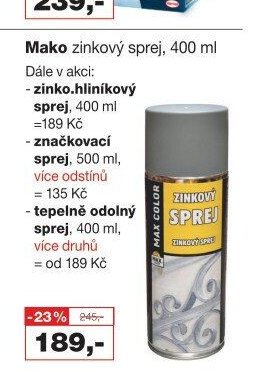 Mako zinkový sprej