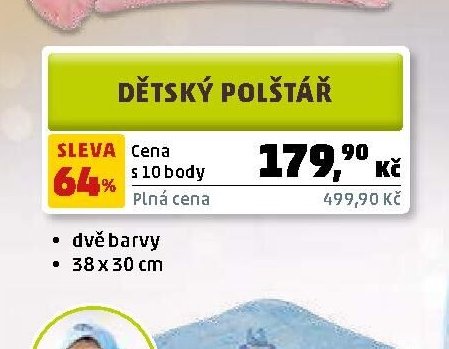 Dětský polštář