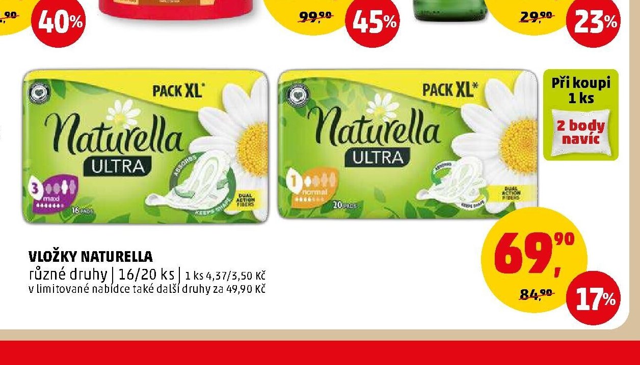 Vložky Naturella