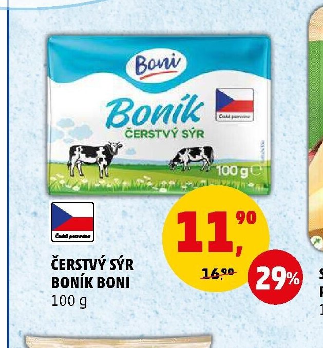 ČERSTVÝ SÝR BONÍK BONI