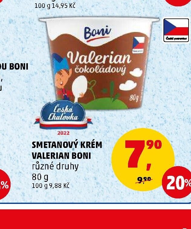 SMETANOVÝ KRÉM VALERIAN BONI