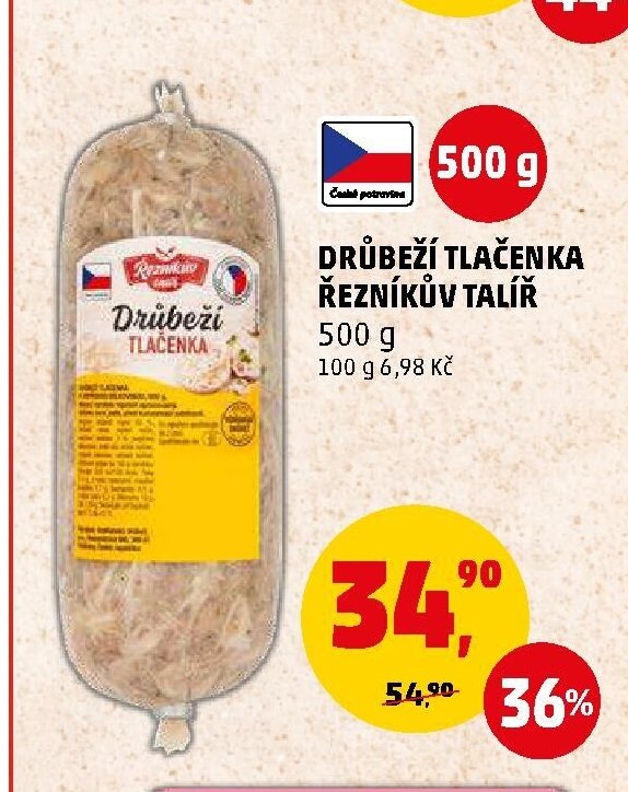 Drůbeží tlačenka Řezníkův talíř