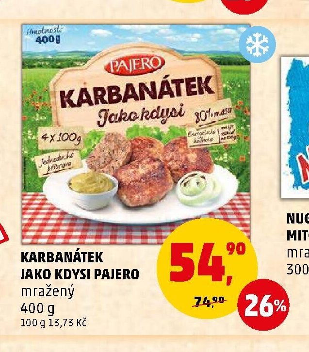 Karbanátek jako kdysi Pajero