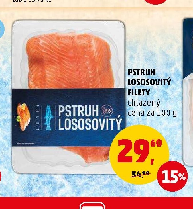 Pstruh lososovitý filety
