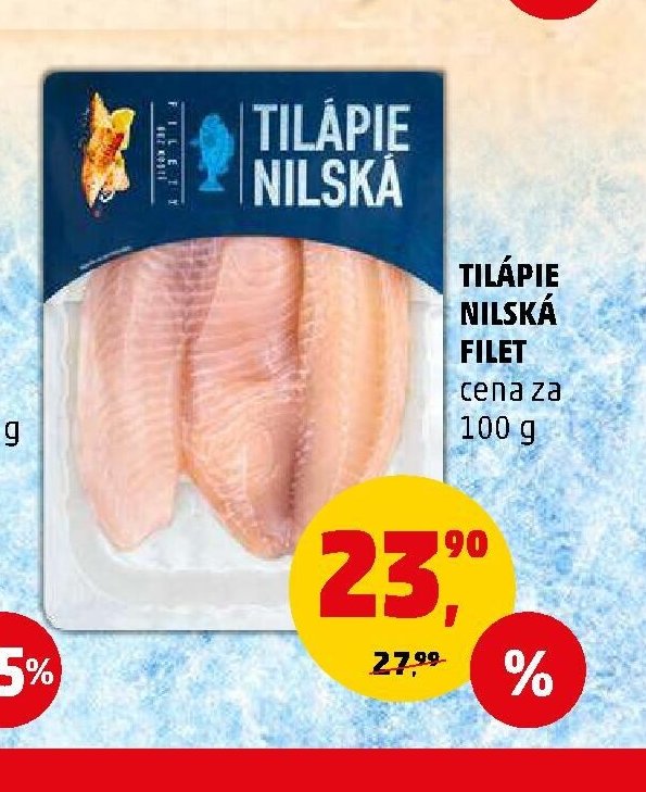 Tilápie nilská filet