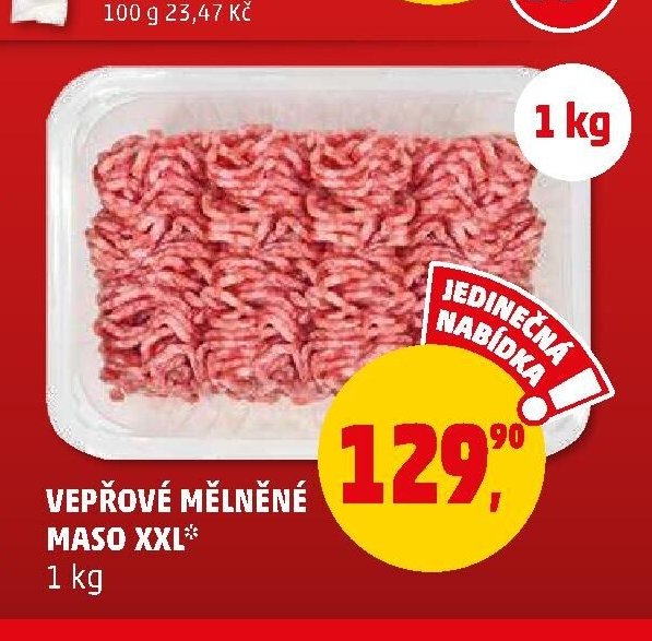 Vepřové mleté maso XXL 1 kg