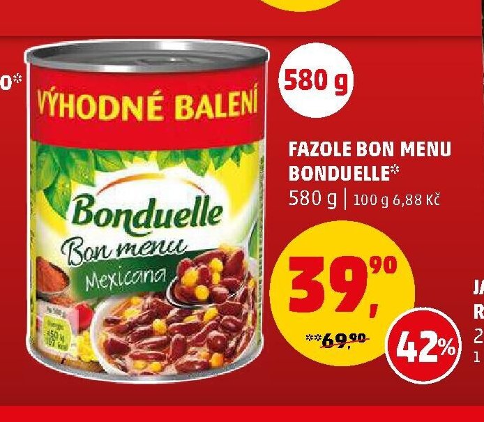 FAZOLE BON MENU BONDUELLE