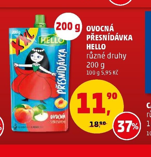 Ovocná přesnídávka Hello