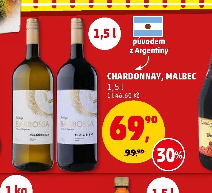 Chardonnay, Malbec 1,5 l