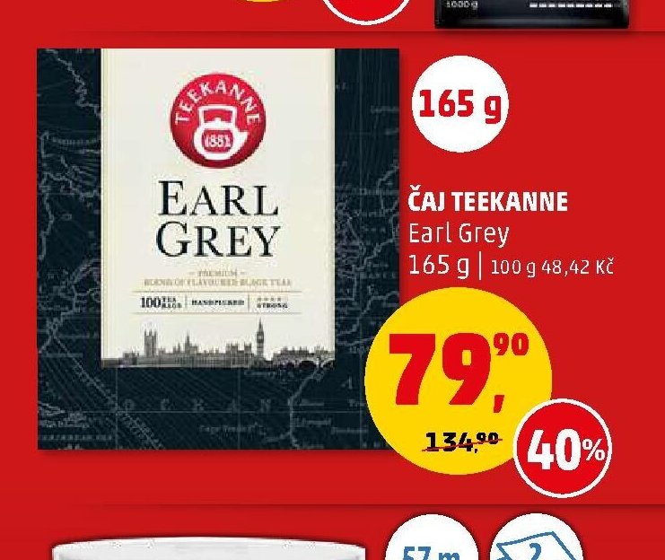 Čaj Teekanne Earl Grey 165 g