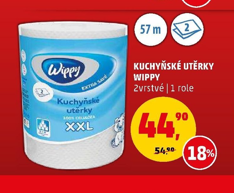 Kuchyňské utěrky Wippy 2 vrstvé