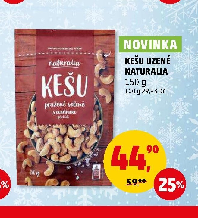 Kešu uzené Naturalia