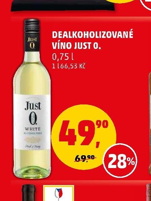 Dealkoholizované víno Just 0