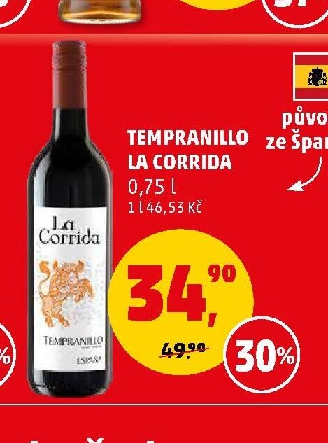 Tempranillo La Corrida