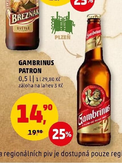 GAMBRINUS PATRON 0,5 l