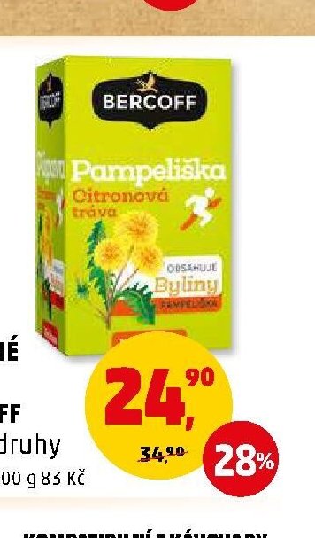 BYLINNÉ ČAJE BERCOFF různé druhy 30 g