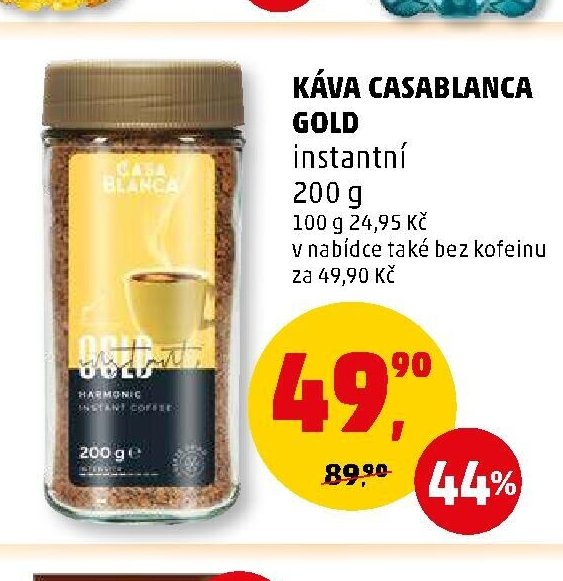 KÁVA CASABLANCA GOLD instantní 200 g